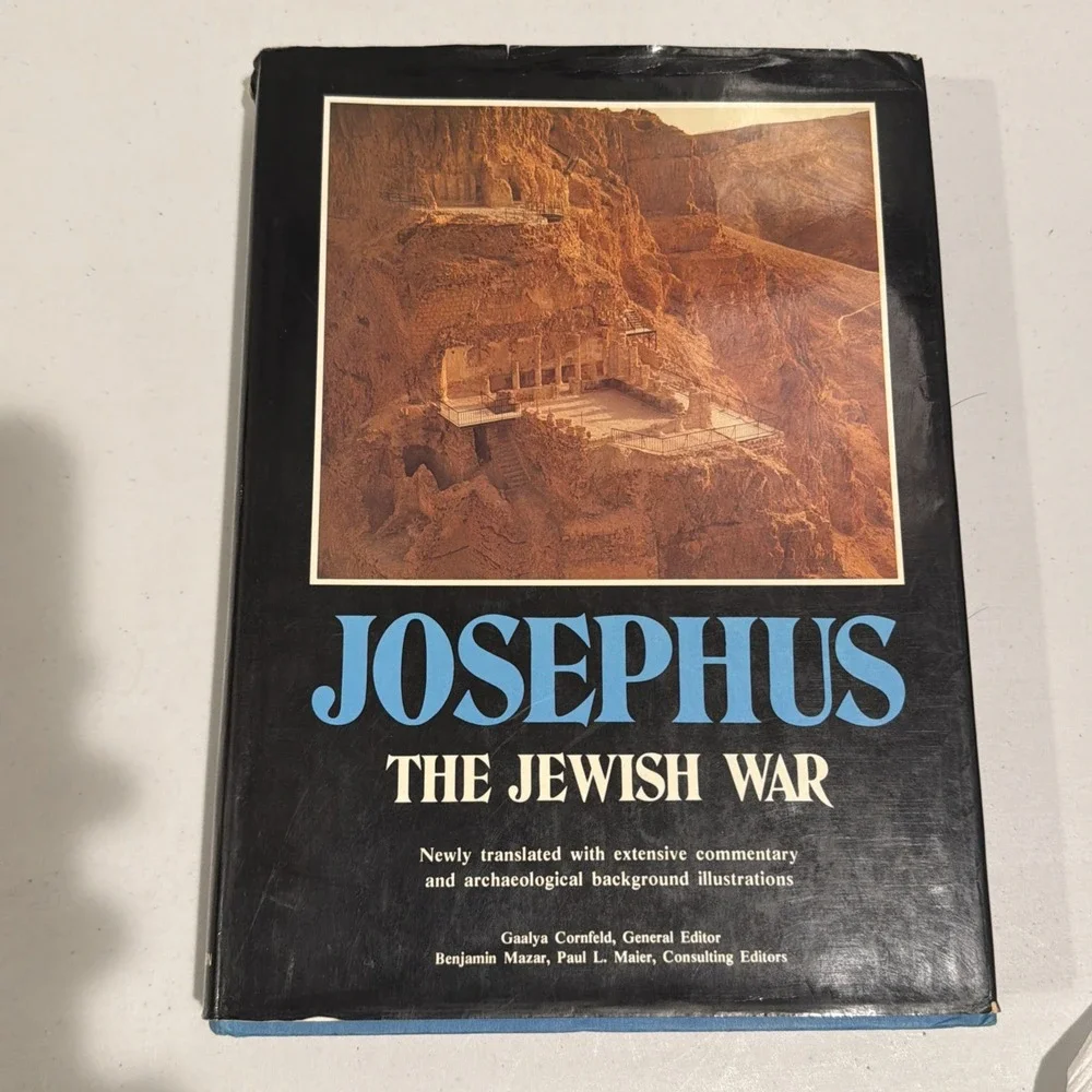 Josephus: The Jewish War 1982 Hardcover Printed In Israel Coffee Table Book